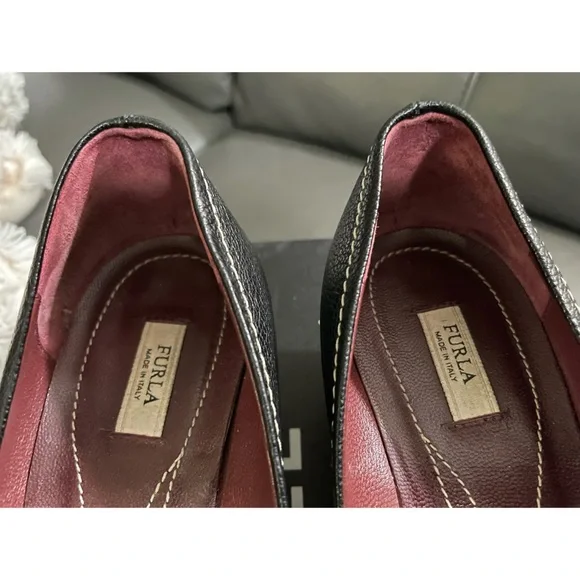 Furla Black Leather Women's Shoes - Picture 6 of 9